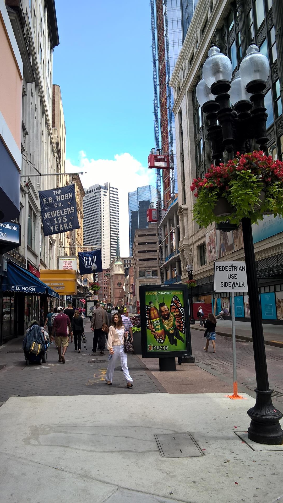 Boston Downtown und Mr. T ist als Schmetterling dabei