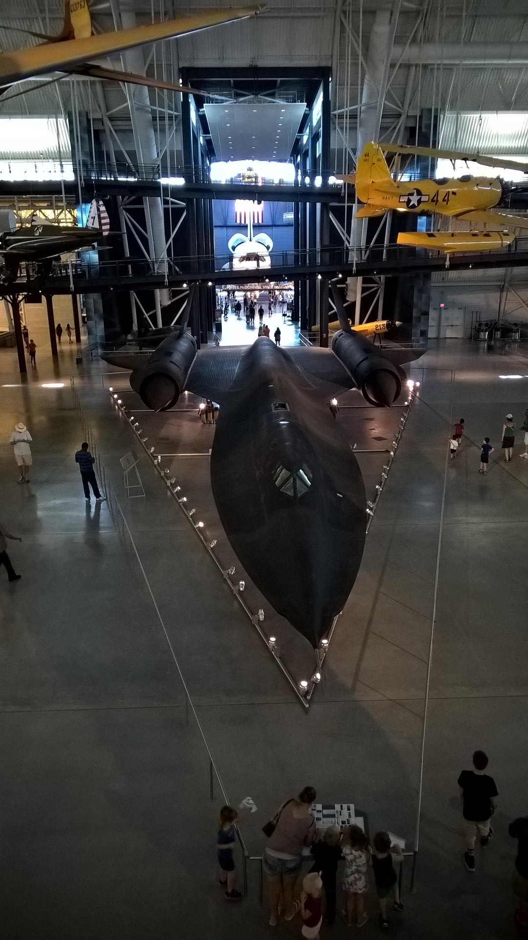 So wird man im Udvar-Hazy Museum begrüßt