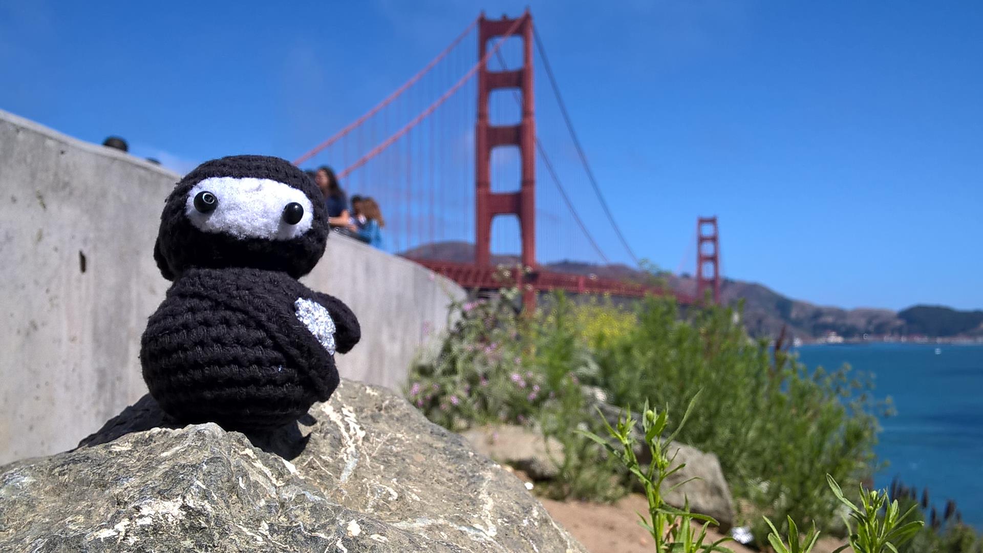 Neumel an der Golden Gate Bridge