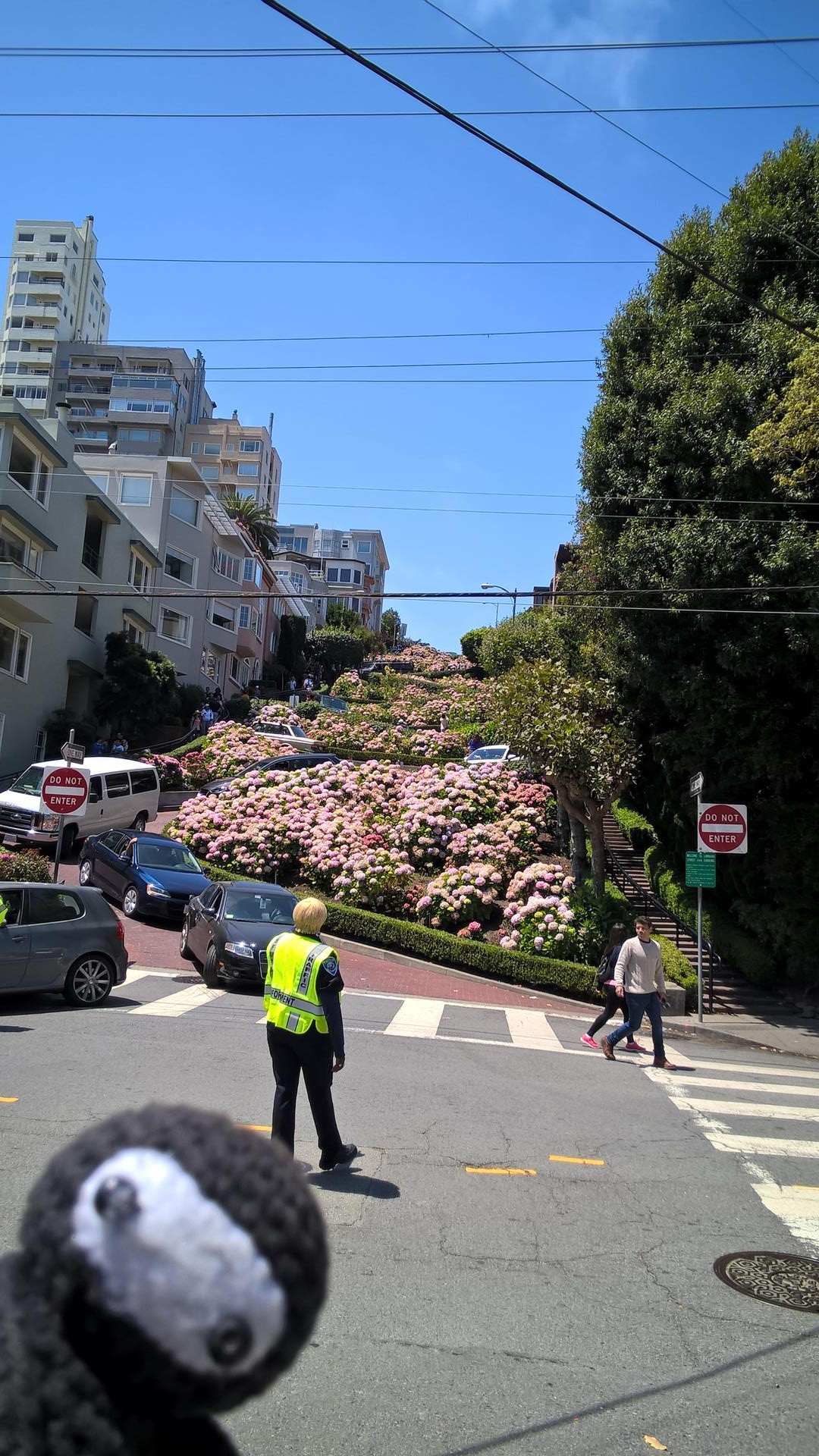 Neumel vor der Lombard Street