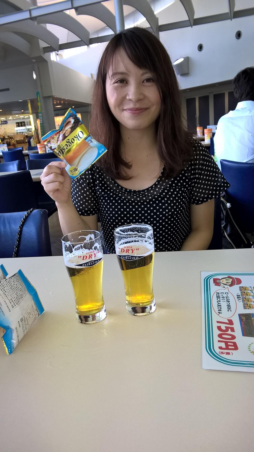 Emiko hat vor allem die Snaks geschmeckt