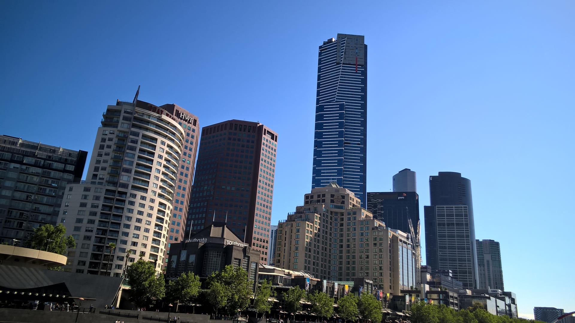 Skyline inklusive Eureka Tower