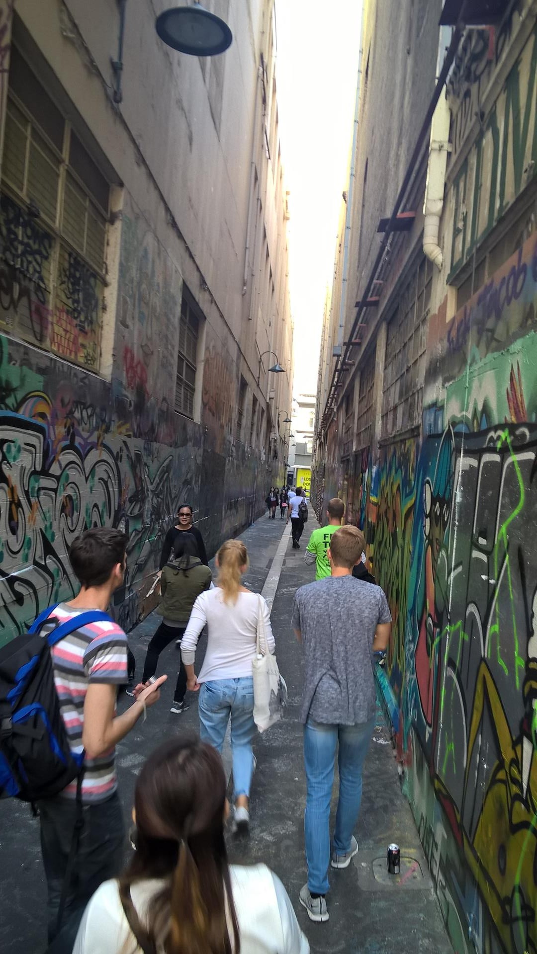 Schaut vielleicht etwas heruntergekommen aus, ist aber offizielle Streetart Teststraße