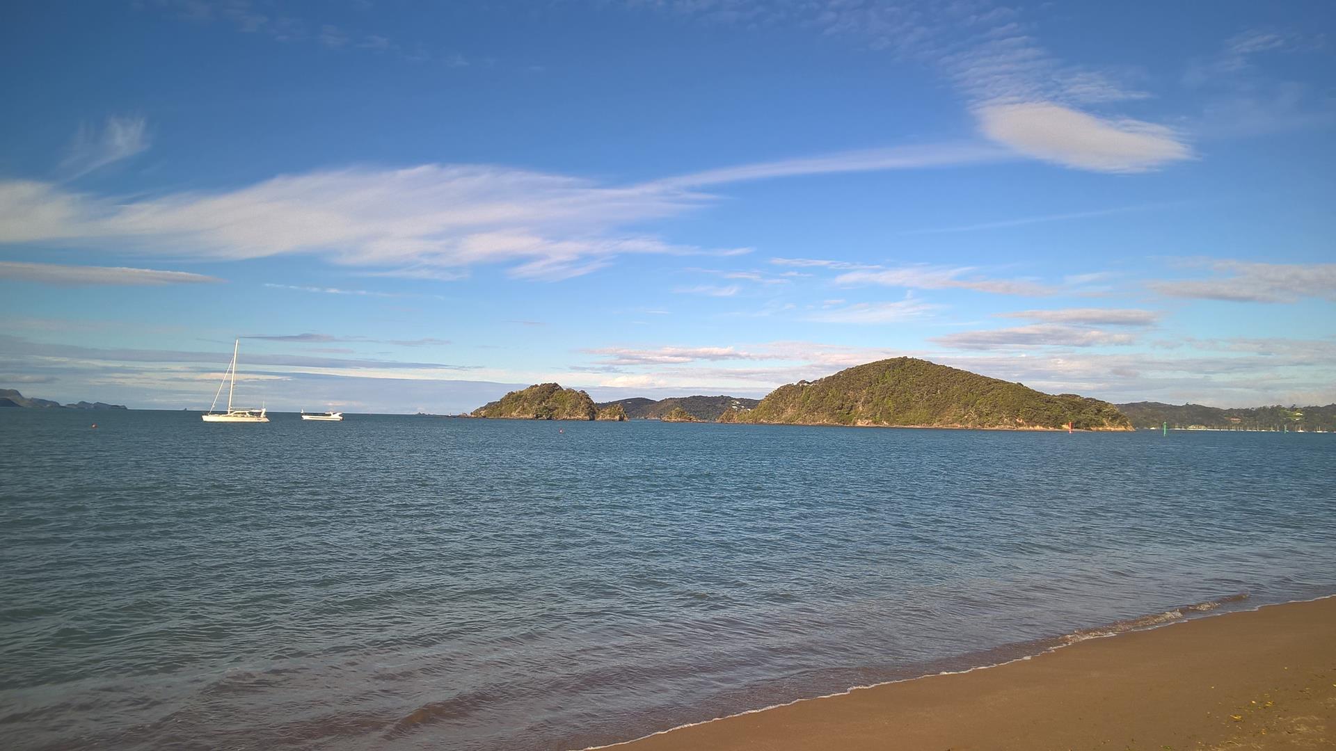 Blick vom Strand