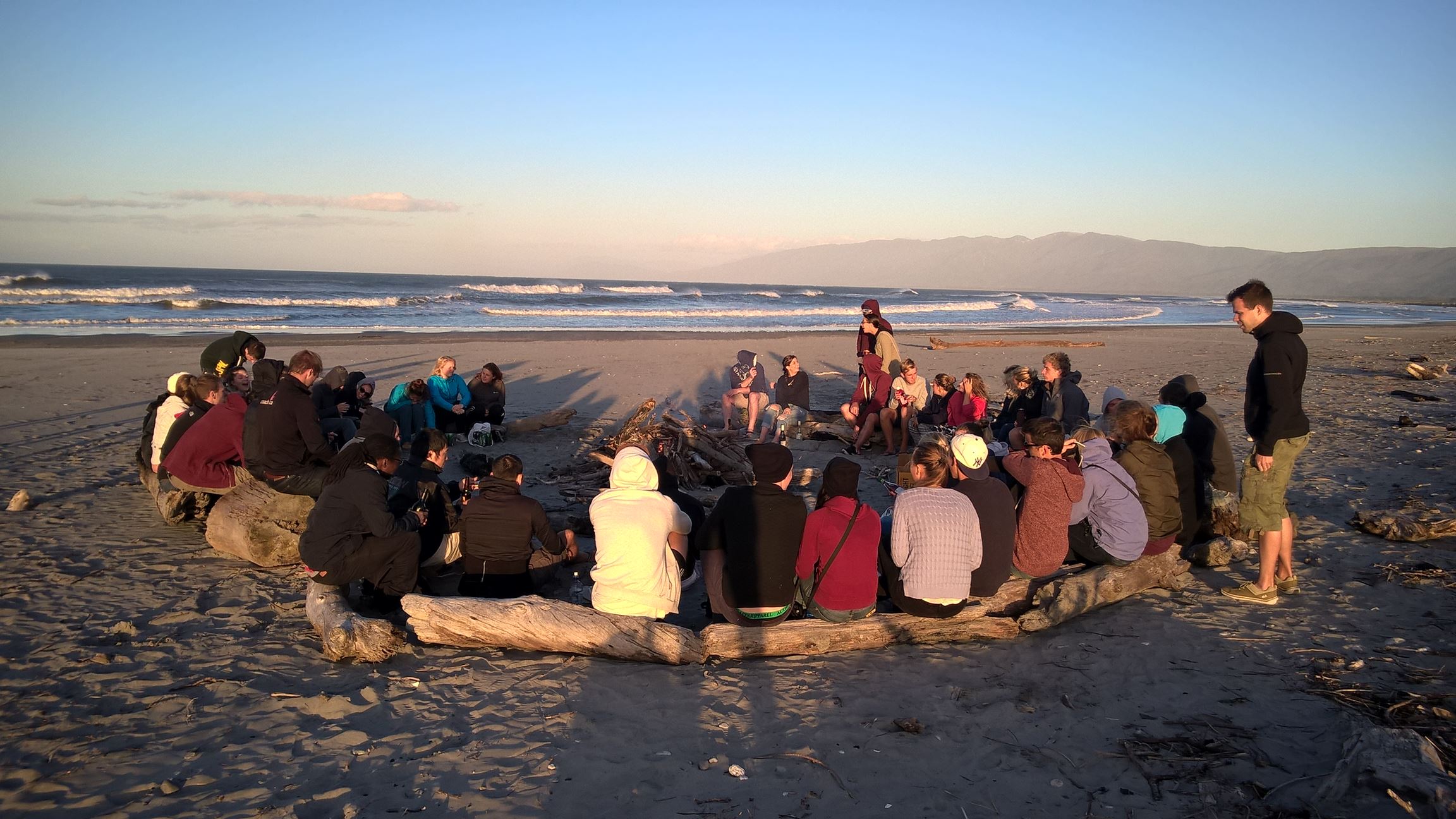 Lagerfeuerromantik direkt am Strand...