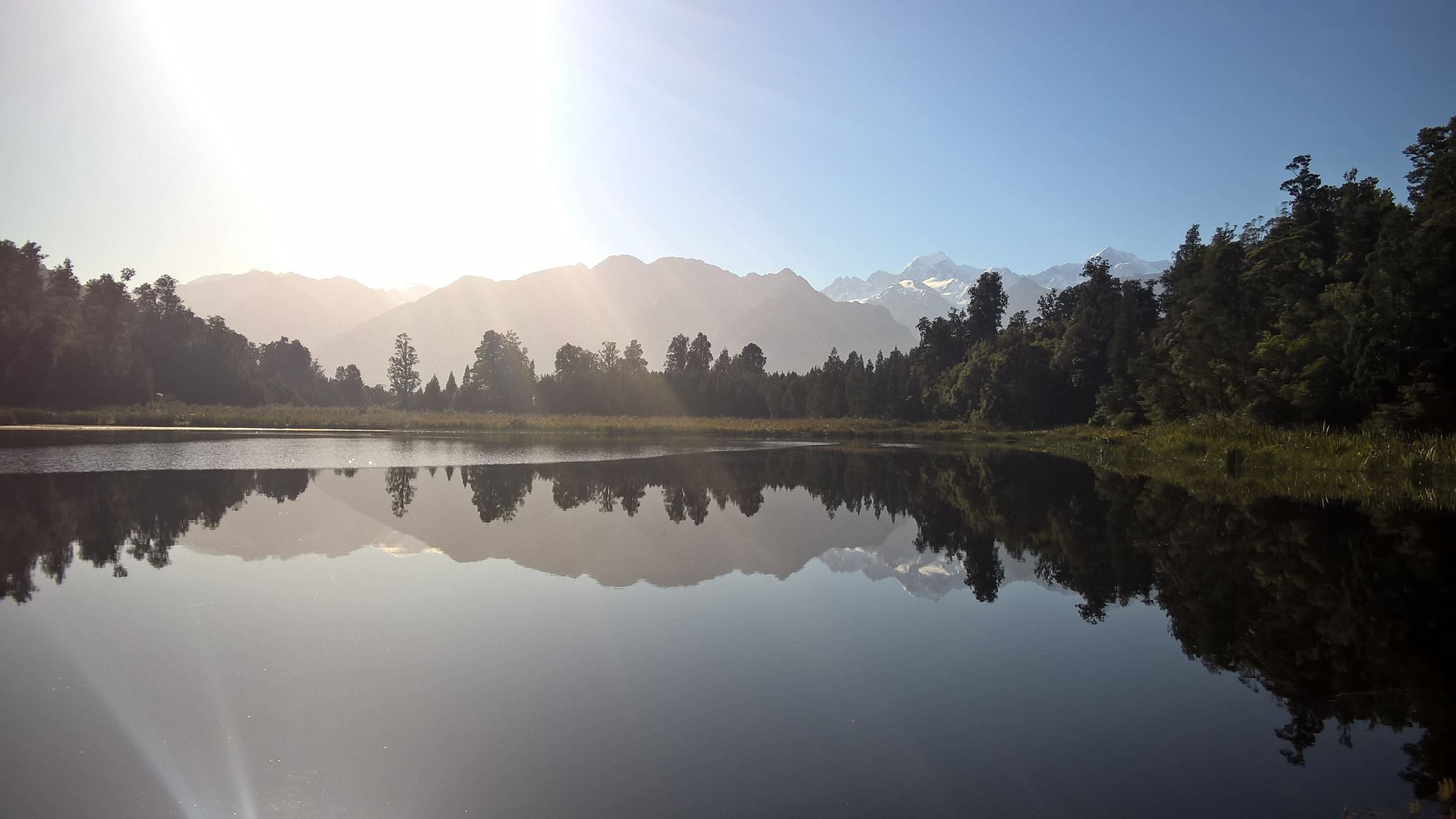 ... um den Reflection Lake...